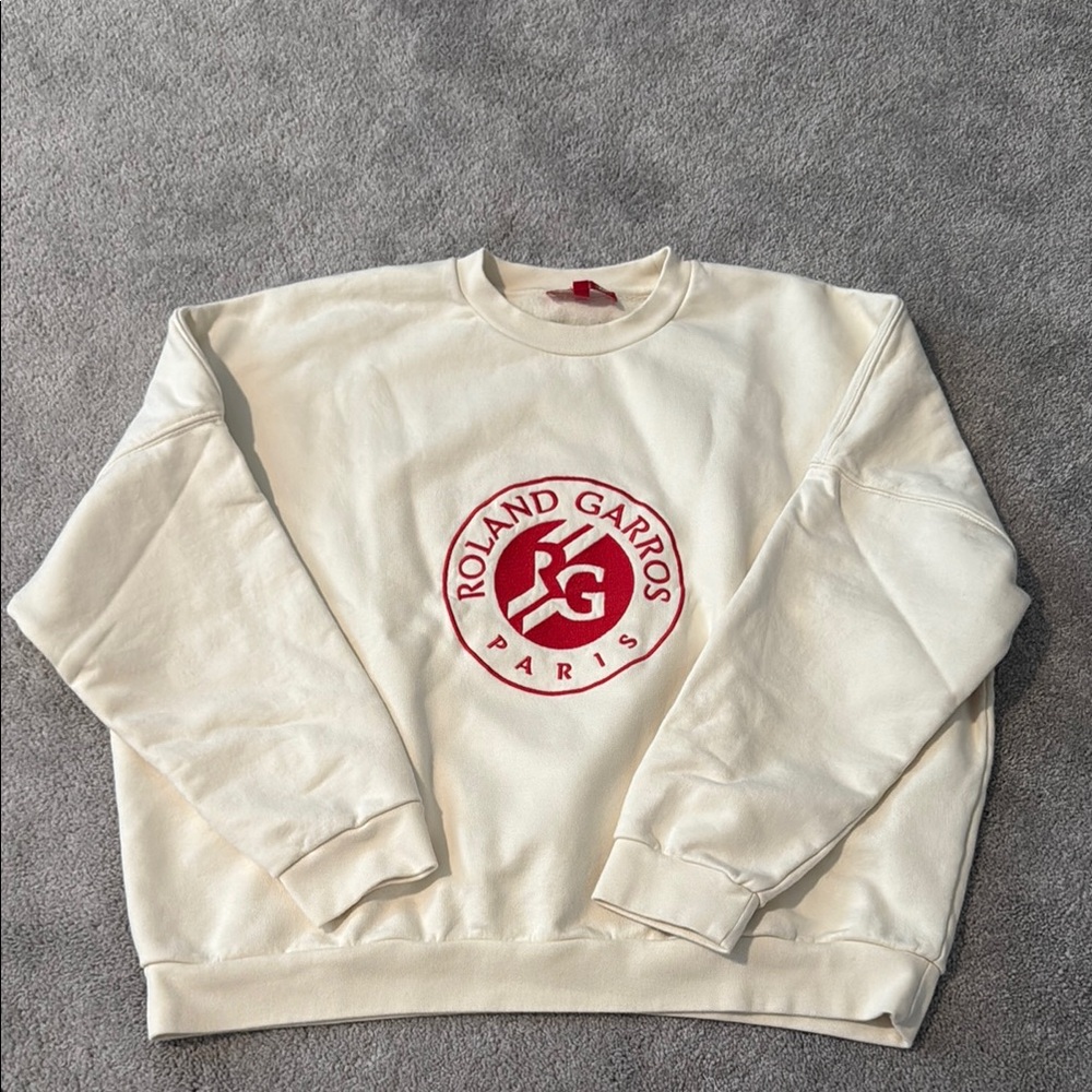 Roland Garros Cream Sweater